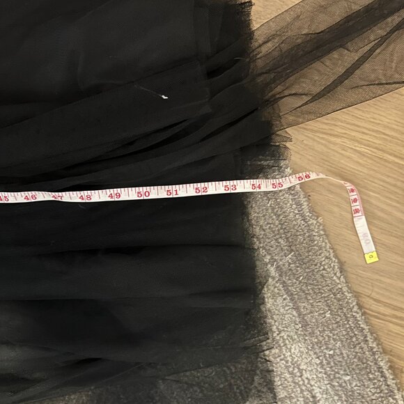 Jenny Yoo Annabelle Convertible Tulle Dress Black - Picture 5 of 8